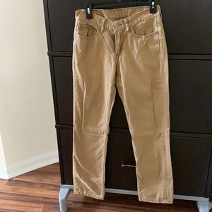 Levi’s style 514 tan color straight leg jeans